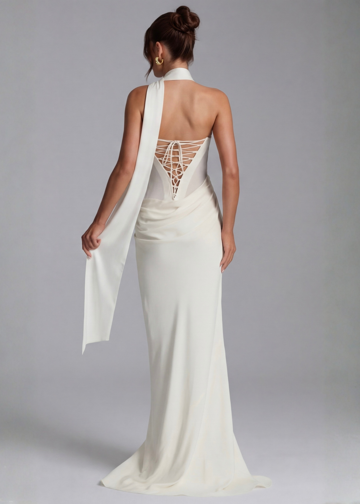 Alessia Maxi Jurk | Aansluitend | Gedrapeerd | Elegante Afwerking 8