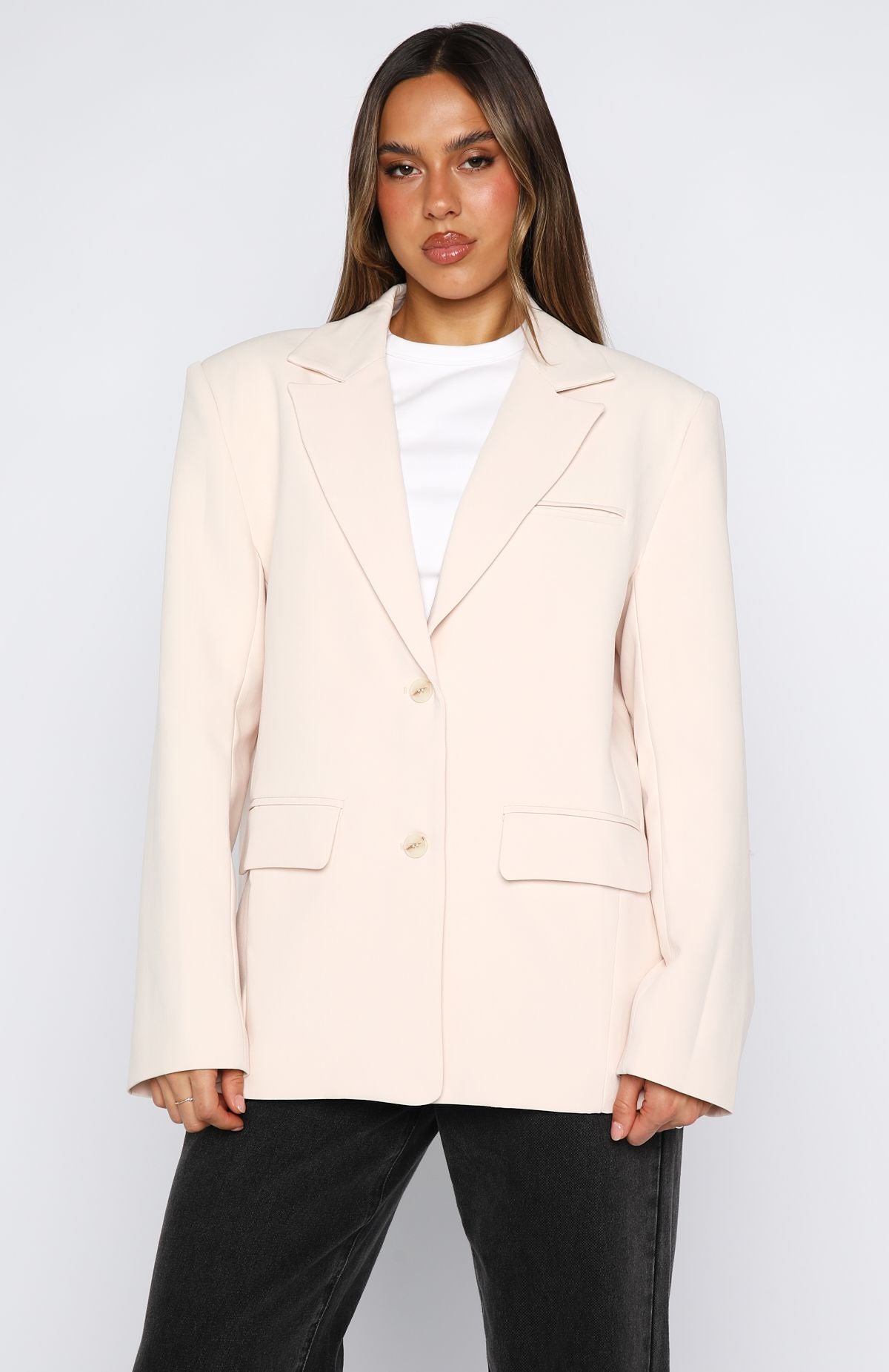 Anika Blazer Dames | Klassieke Kraag en Elegante Knopen 4