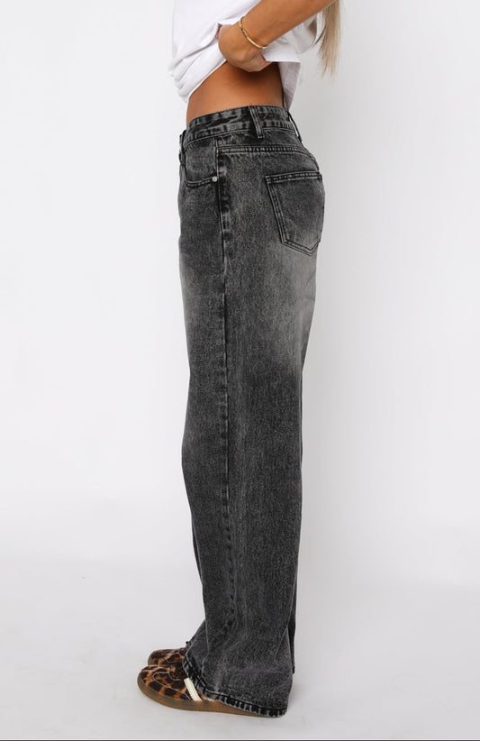 Birgit Spijkerbroek Dames | Lage Taille en Wijde Pijpen 2