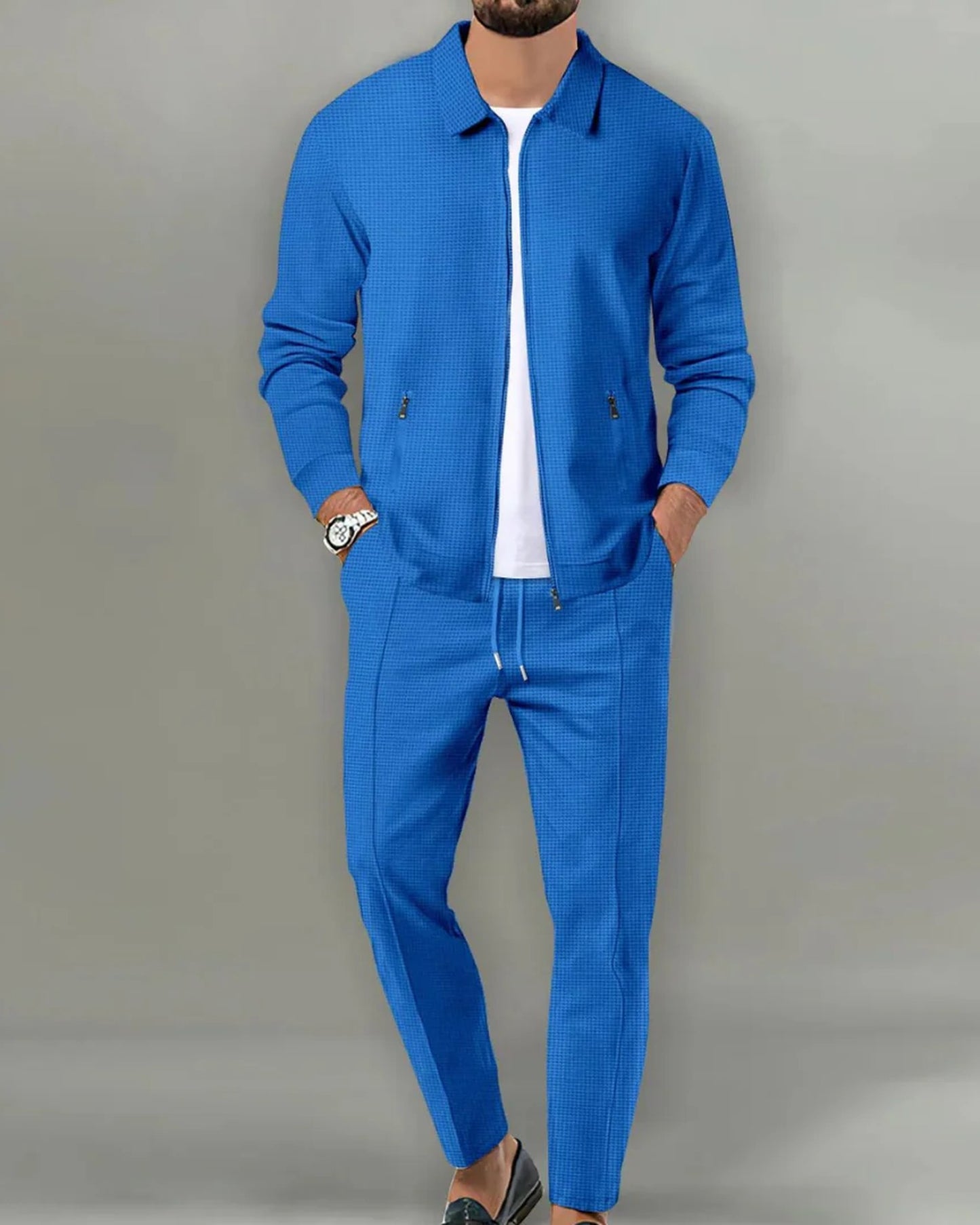 Dante Heren Co-Ord Set | Longline Vest | Wijde Broek
