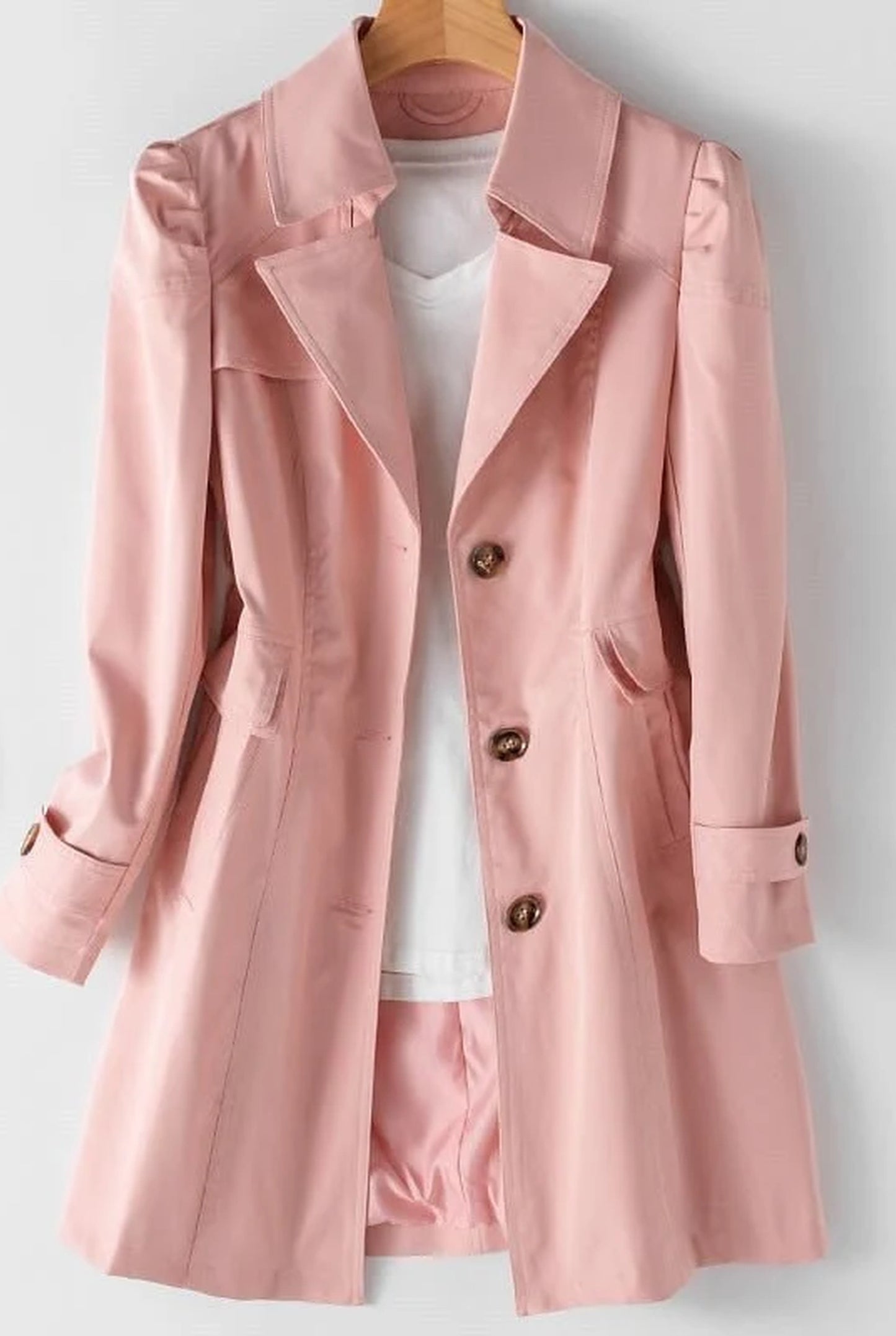Dalia Dames Jas | Overhemdkraag | Lange Mouwen