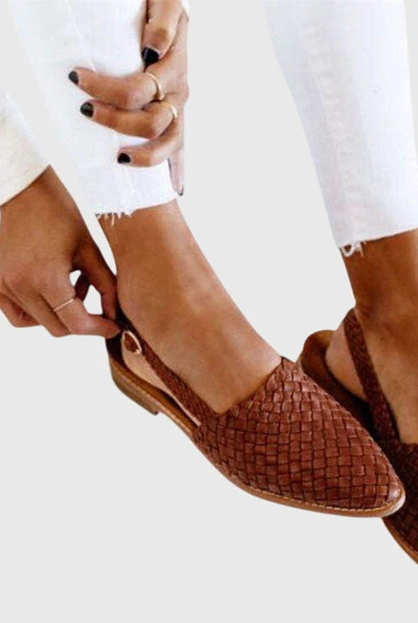 Concetta Dames Schoenen | Gevlochten Textuur | Loafer Silhouet