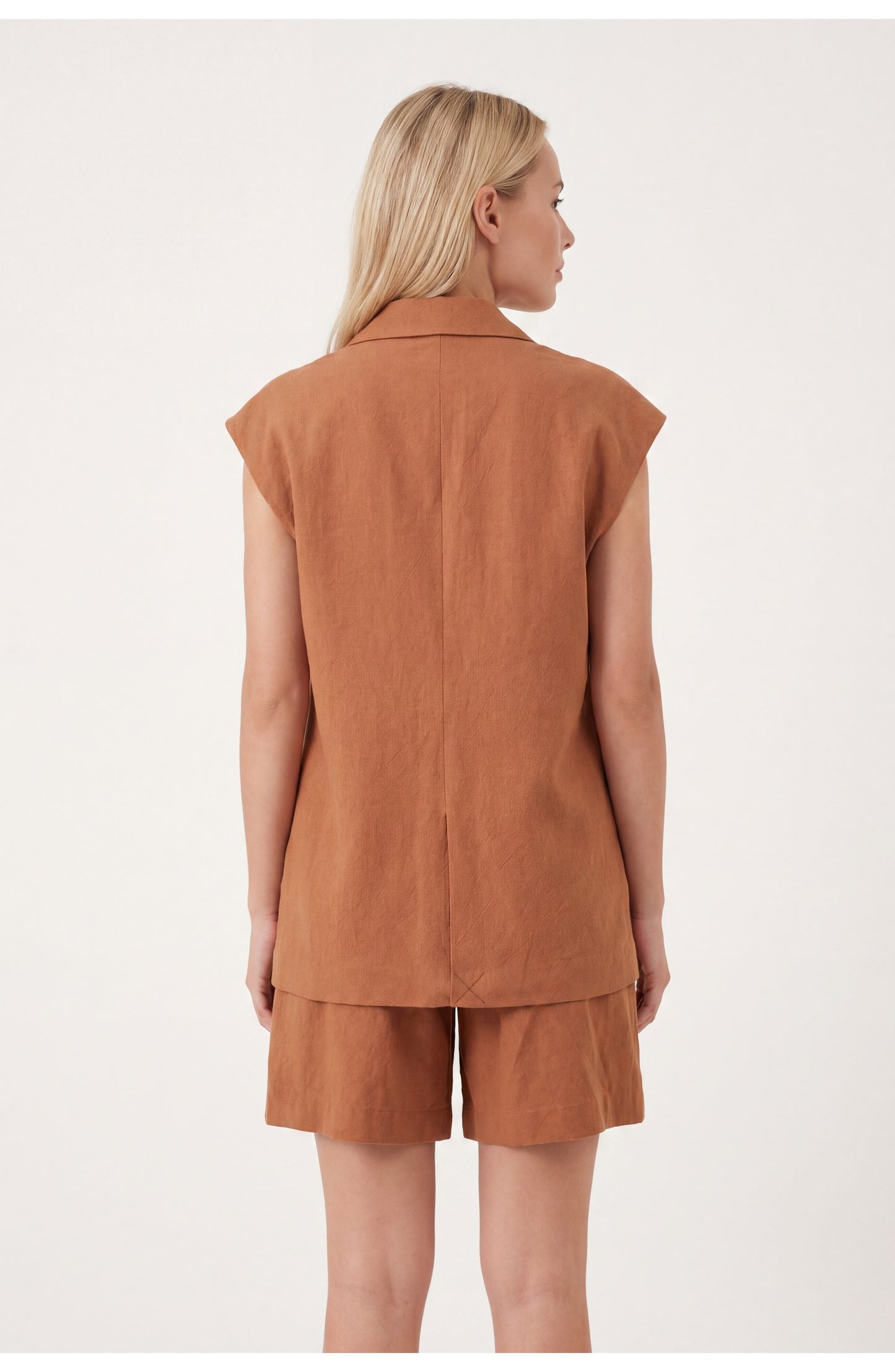 Bérangère Women's Blazer Vest | Sleeveless | Single Button