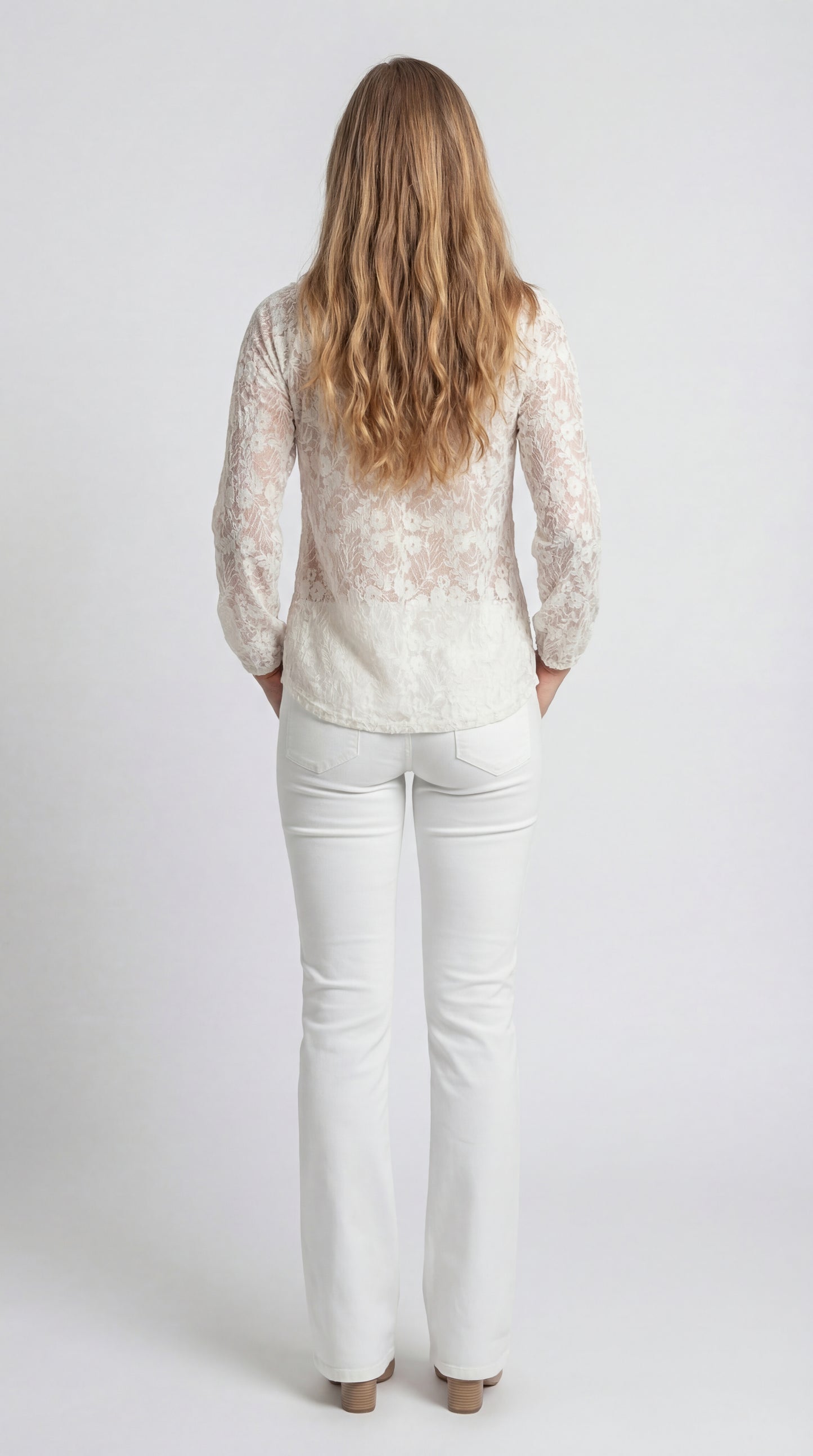 Top | Lange Mouw | Ronde Hals | Kant Design