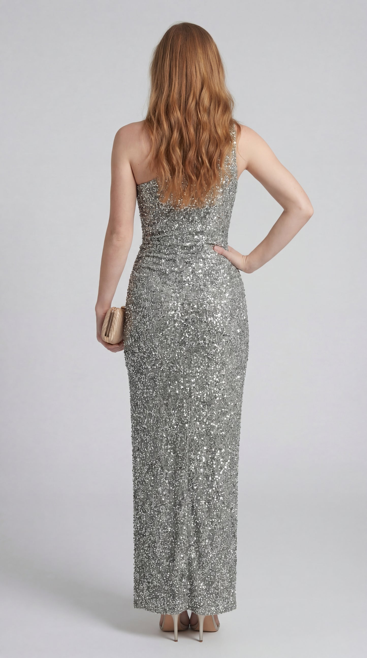 Torivella Midi Avondjurk | One Shoulder | Hoge Split | Slim Fit