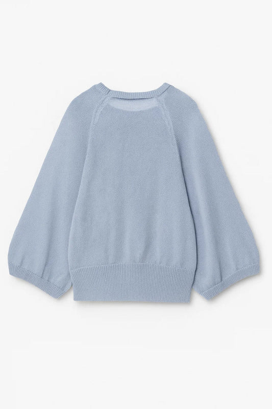 Dahlia Trui Dames | Wijde Mouwen Ronde Hals 1