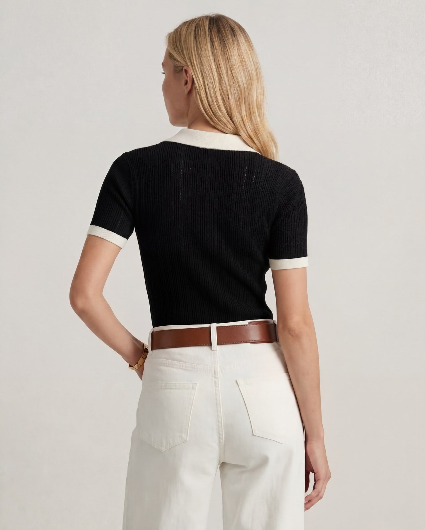 Celeste Dames Polo Shirt | Klassieke Kraag met Knoopsluiting | Aansluitende Pasvorm