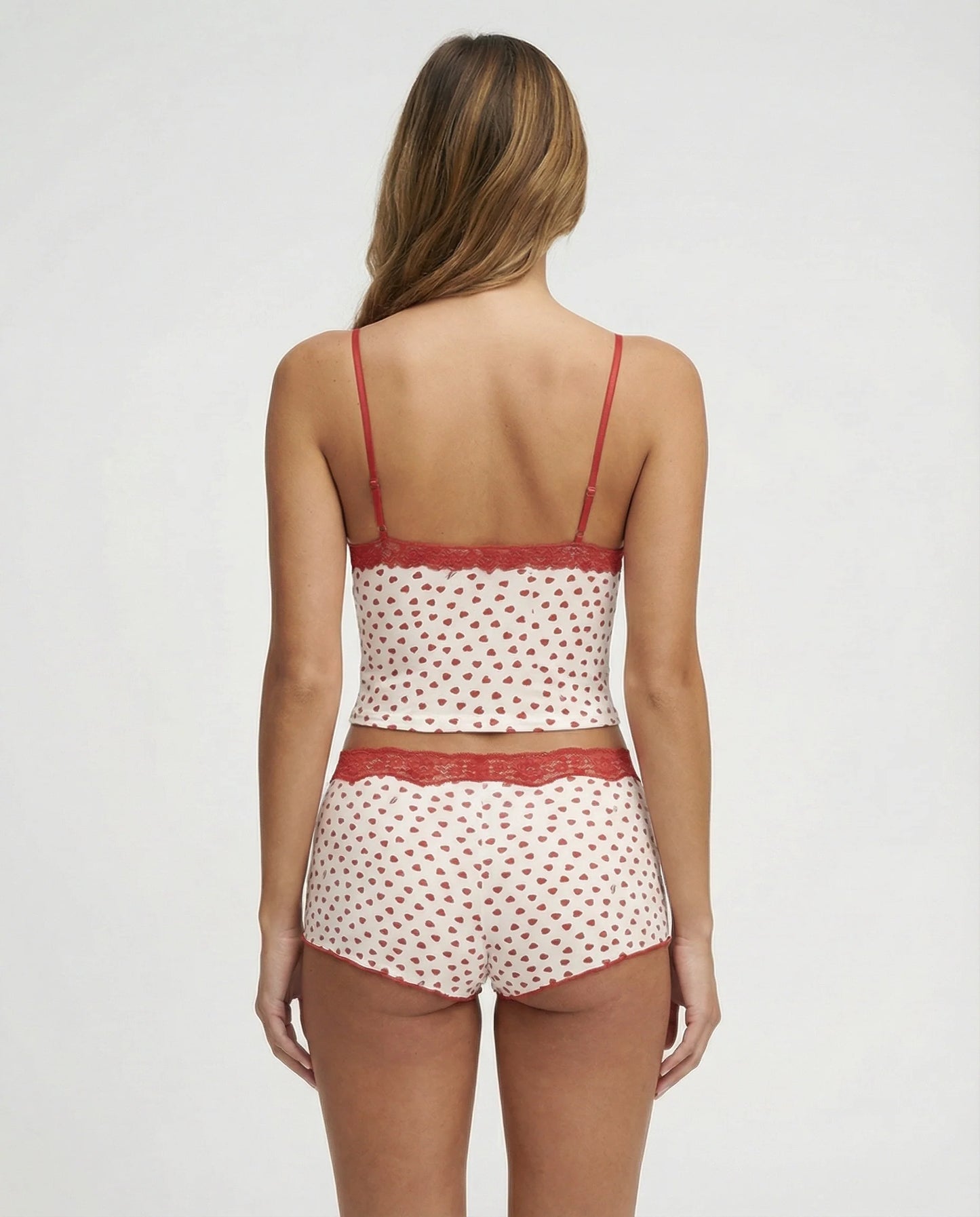 Isabeau Women's Lounge Set | Cherry Print | Playful Comfortable Design