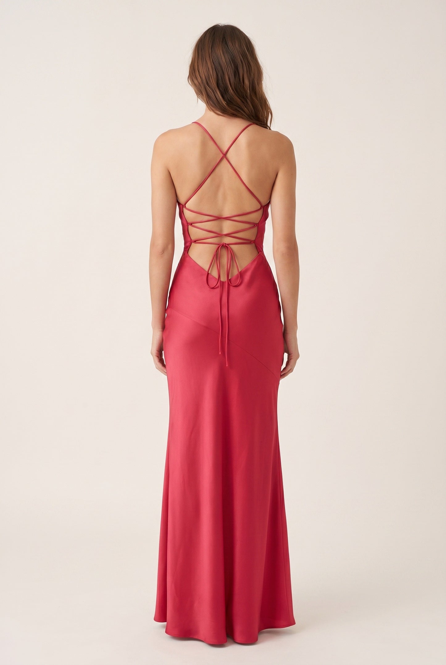 Jennifer Dames Maxi Jurk | Open Rug Design | Hoge Split