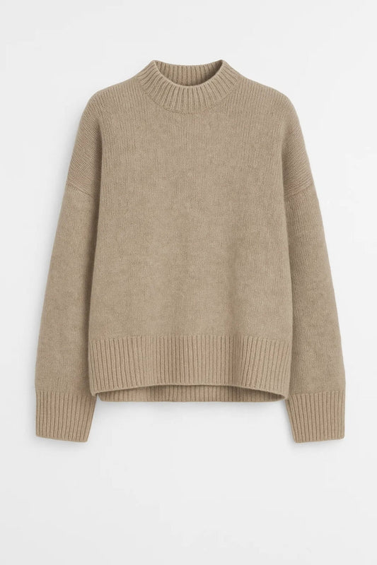 Giovanna Dames Trui | Relaxed Pasvorm | Minimalistisch Design | Ronde Hals 0