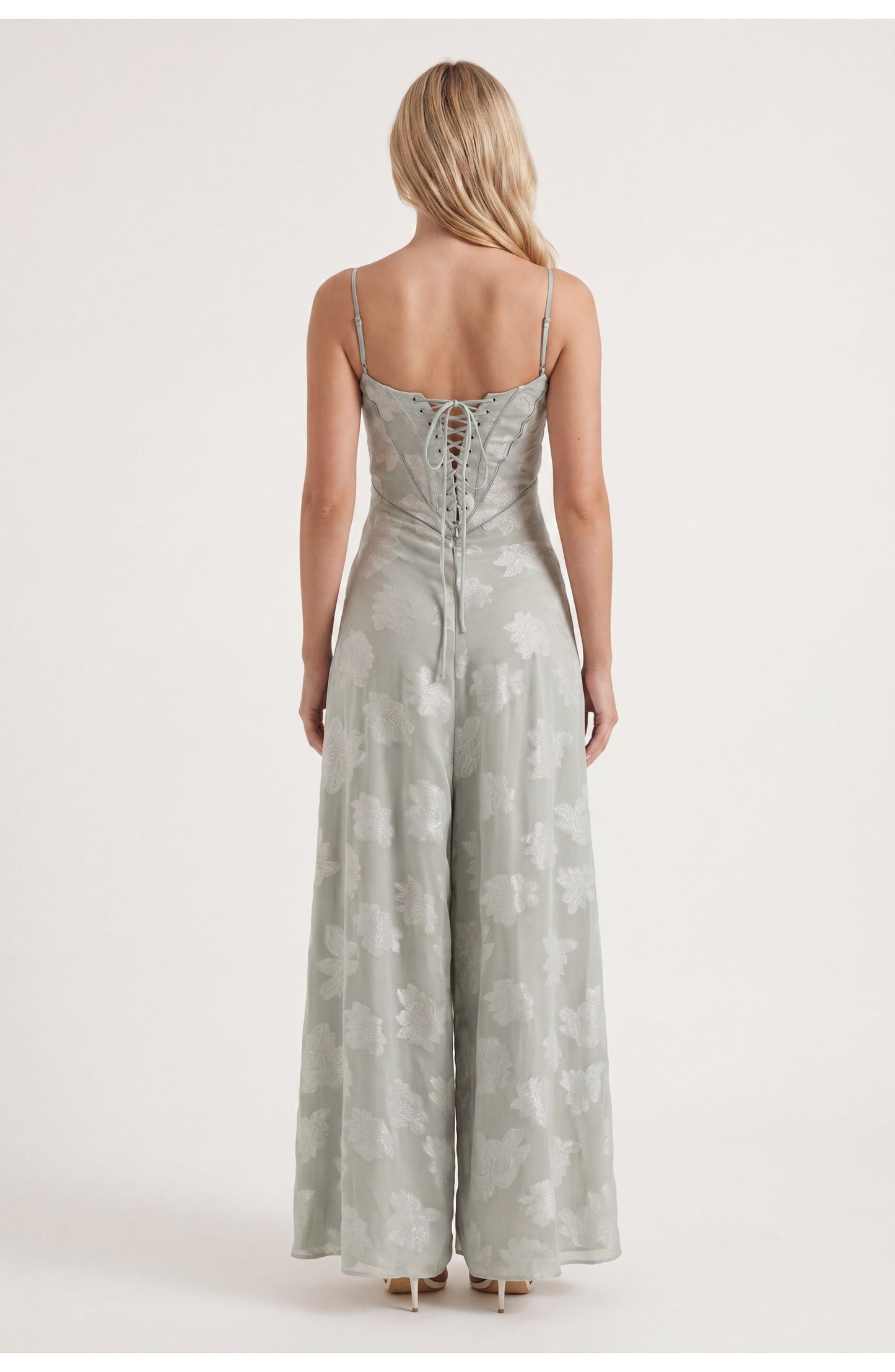 Evangéline Women's Maxi Dress | Heart-Shaped Neckline | Spaghetti Straps