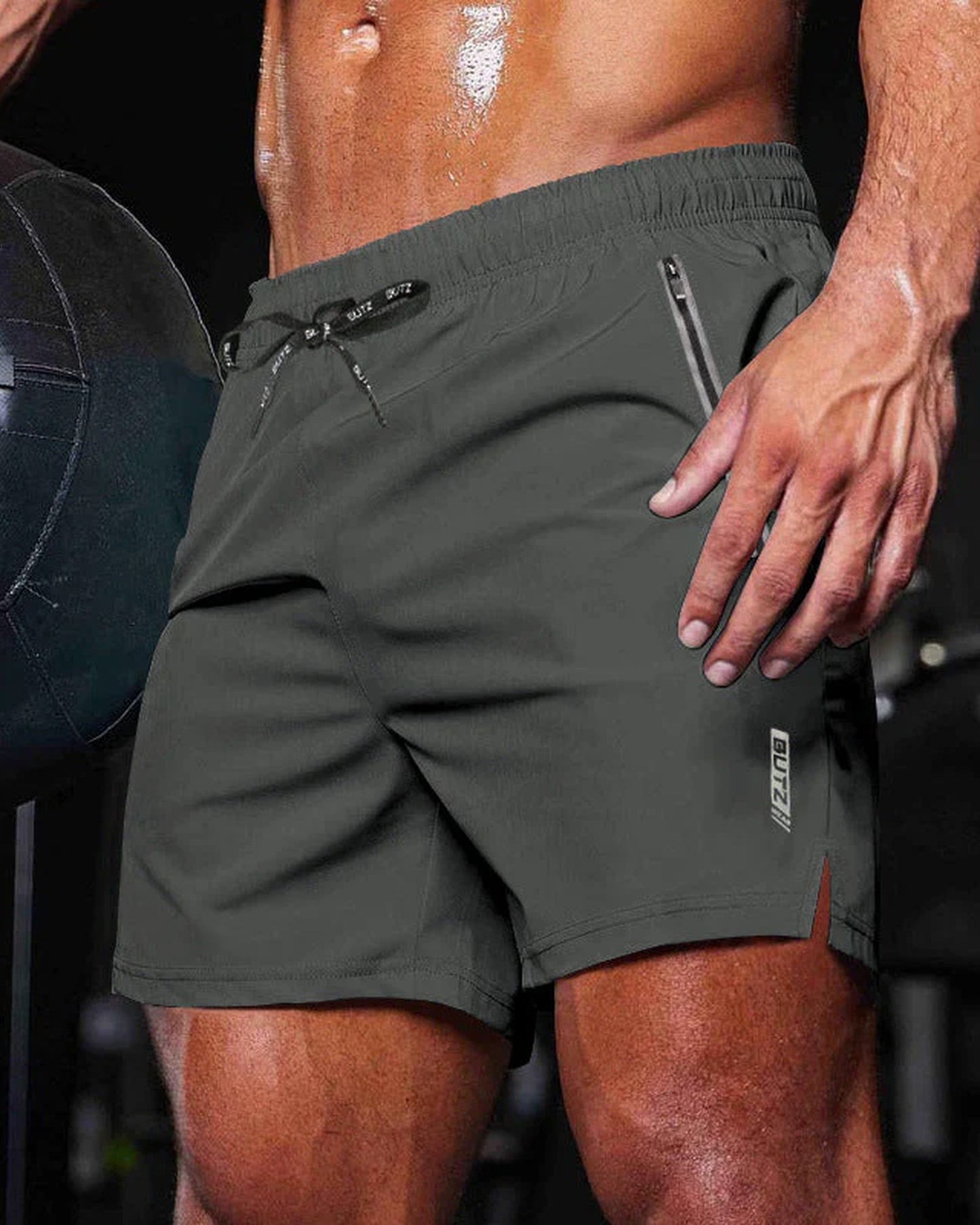 Gabriele Heren Short | Inseam Streep | Vochtafvoerend Materiaal