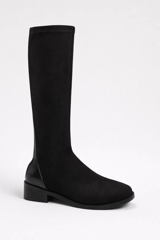 Lia Dames Laarzen | Rechte Pasvorm | Kniehoog Model | Instap Sluiting 1