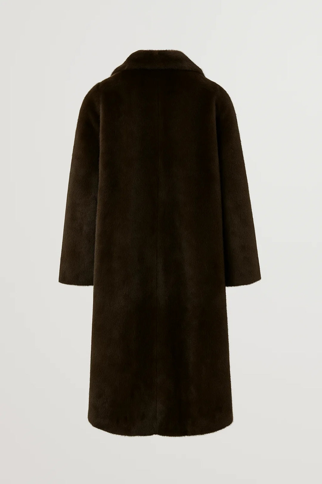 Livia Dames Winterjas | Rechte Snit | V-Hals | Faux Fur Look 1