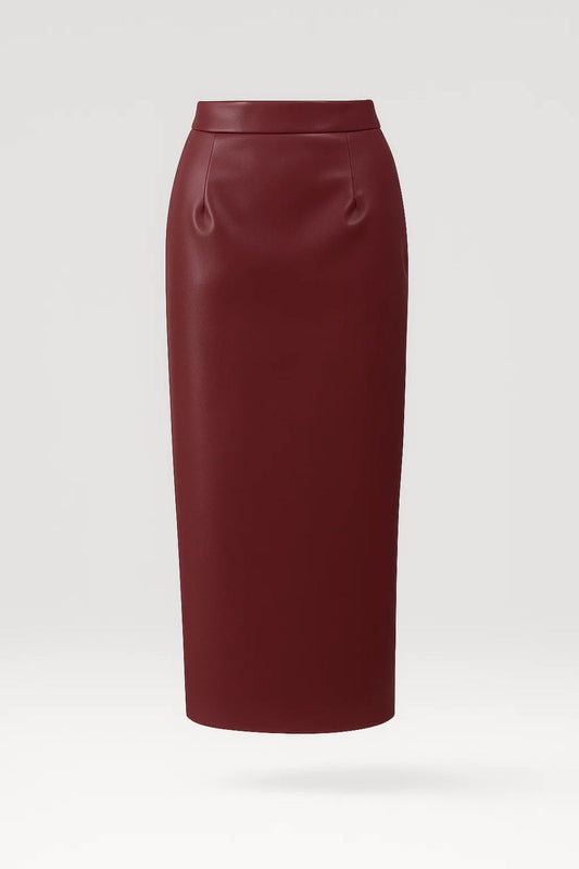 Livia Kokerrok | Strakke Pasvorm | Midi Lengte | Elegante Afwerking 0