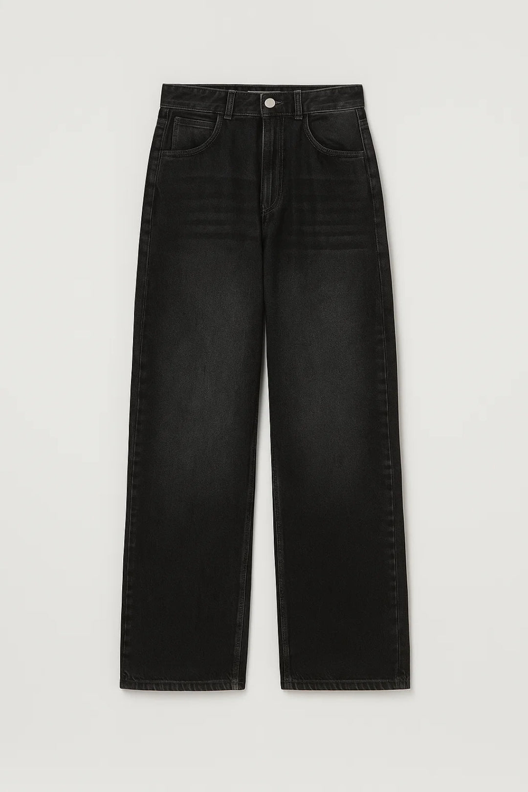 Luciana Dames Spijkerbroek | Hoge Taille | Wijd Model | Comfortabele Pasvorm 2