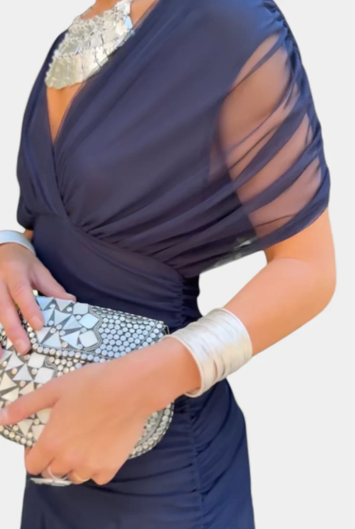 Lorraine Ladies Maxi Dress | Off-Shoulder Strapless | Ruched Waist