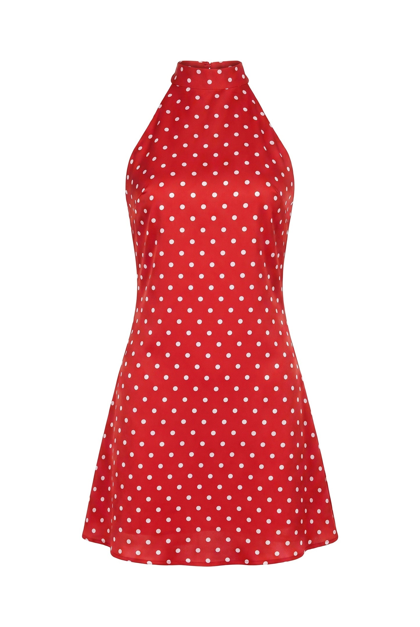 Fidèle Ladies Mini Dress | Halter-neck | Open Back | Polkadot