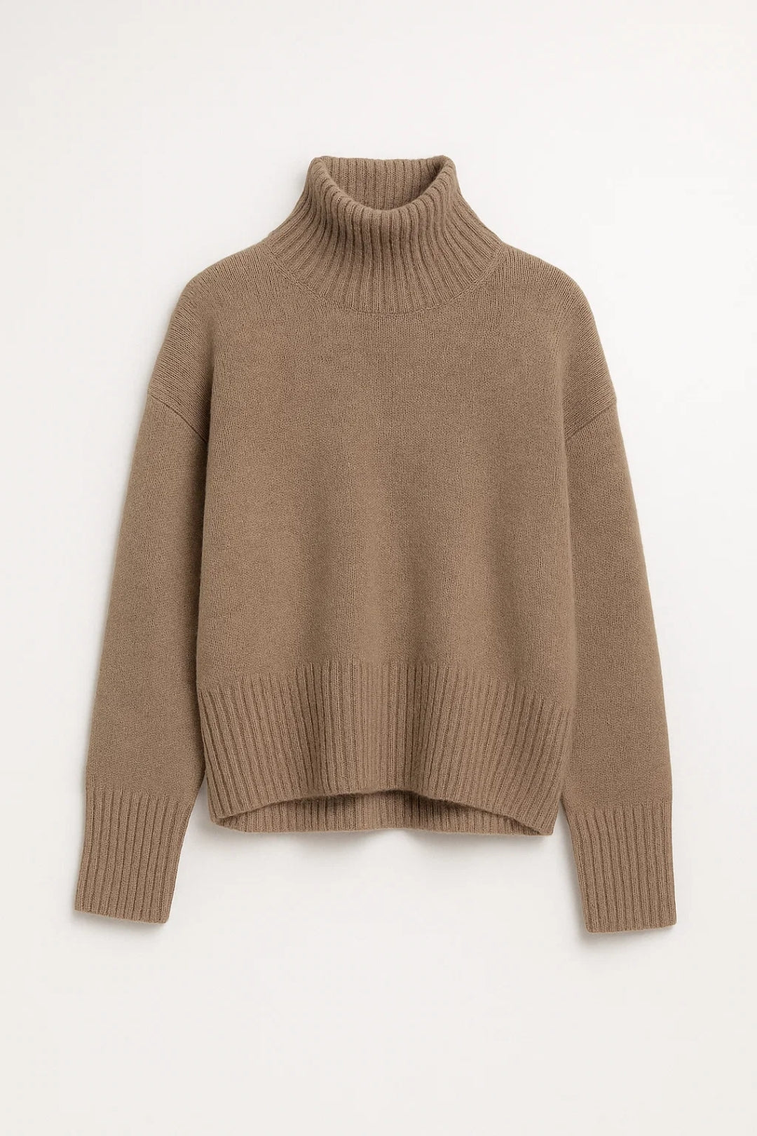 Tindra Coltrui Dames | Hoge Col Met Geribde Details 3