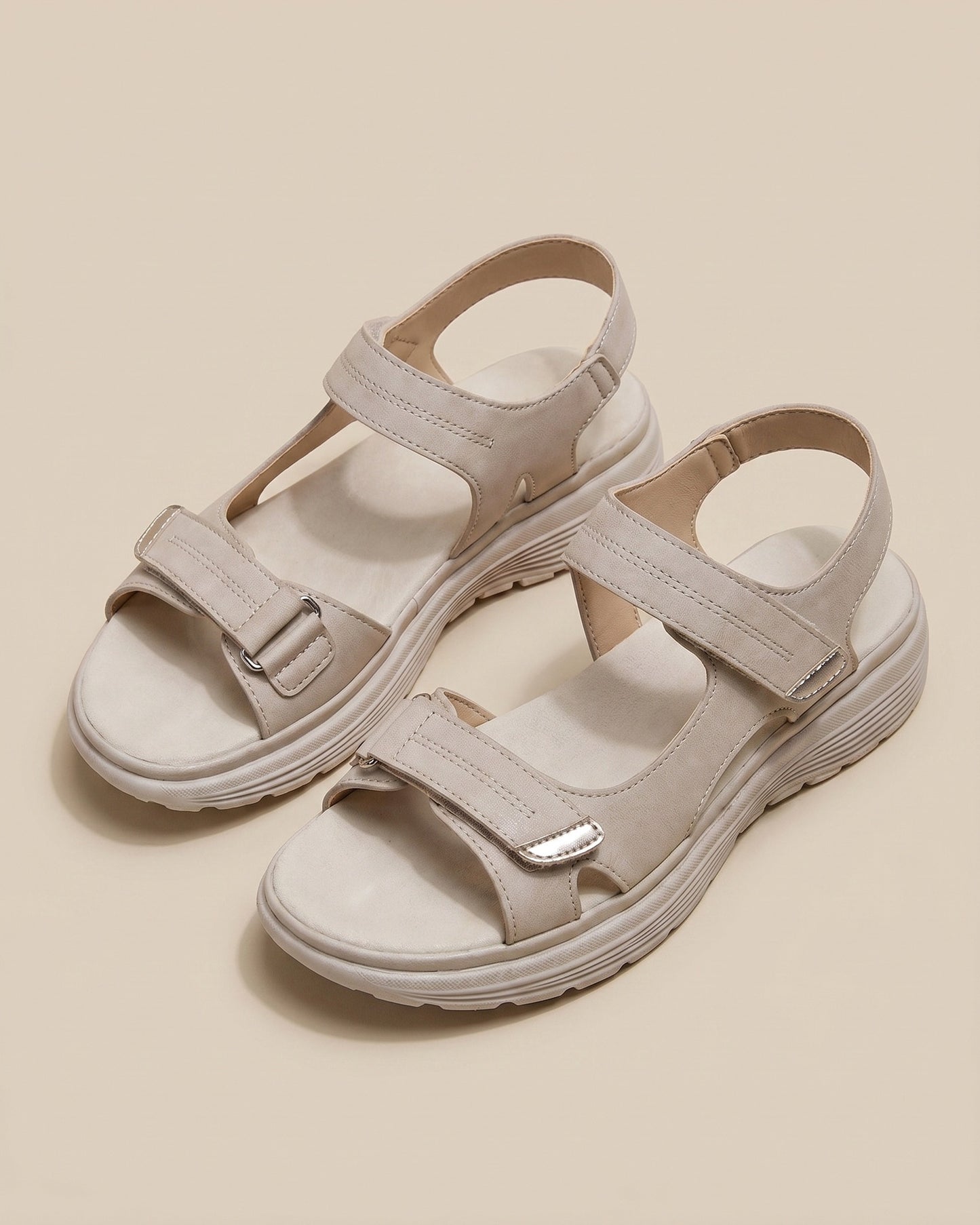 Virginie Dames Sandalen | Klittenband | Plateauzool