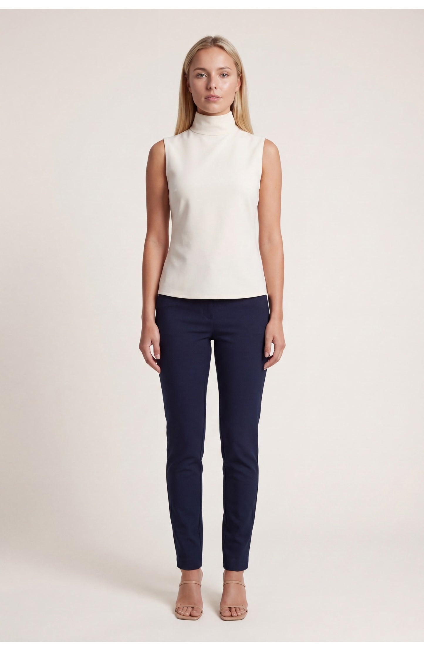 Vivienne Women's Top | High Collar | Fitted Fit