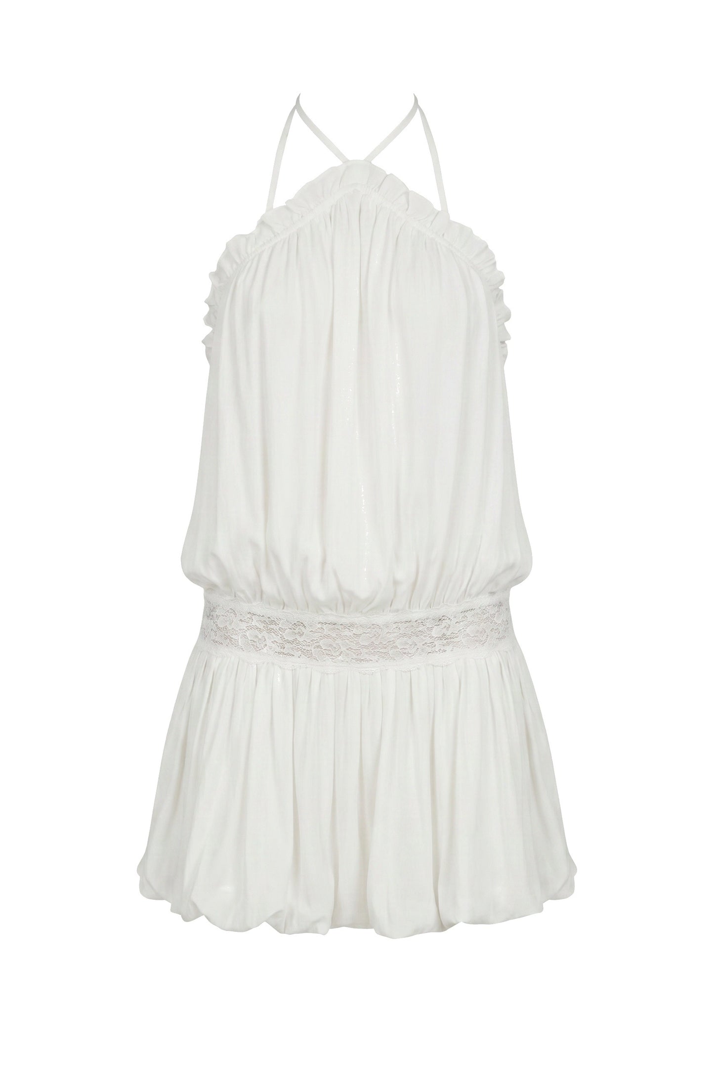 Women's Mini Dress | Halter Neck | Layered Fringes