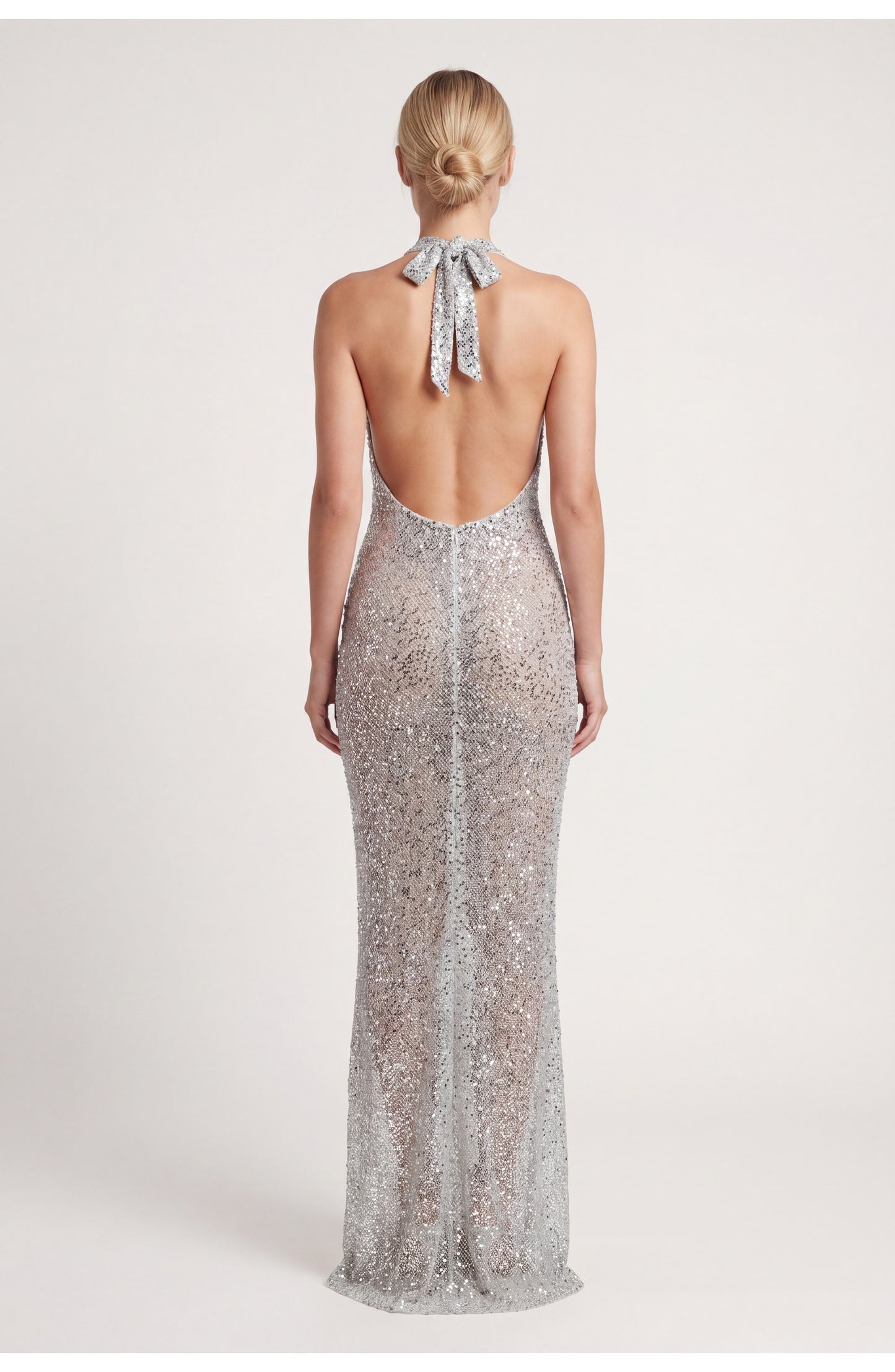 Dames Maxi Jurk | V-Hals | Glitter