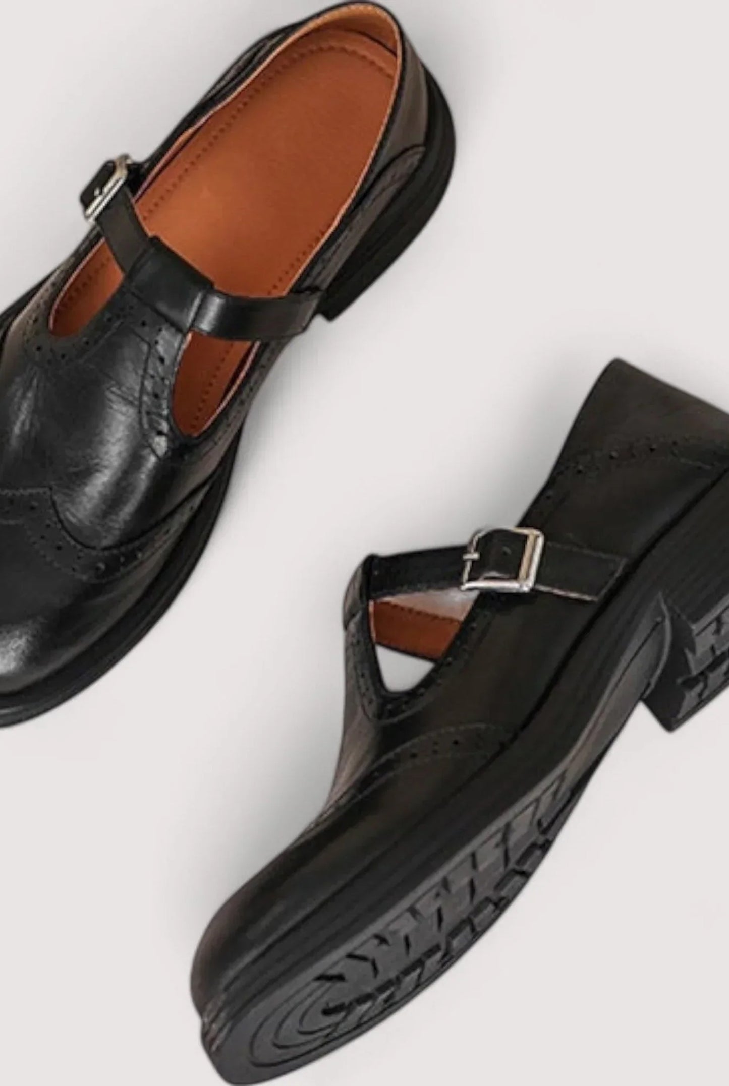 Castille Dames Orthopedische Mary Jane Schoenen | Gesp Sluiting | Brogue Detaillering