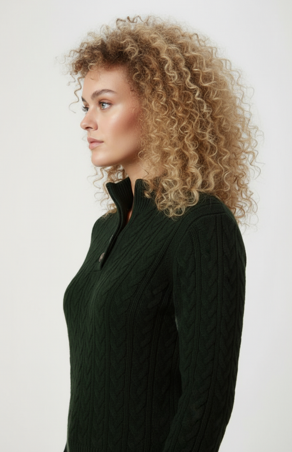 Sira Gebreide Trui Dames | Kabelpatroon | Knoopsluiting | Warme Textuur