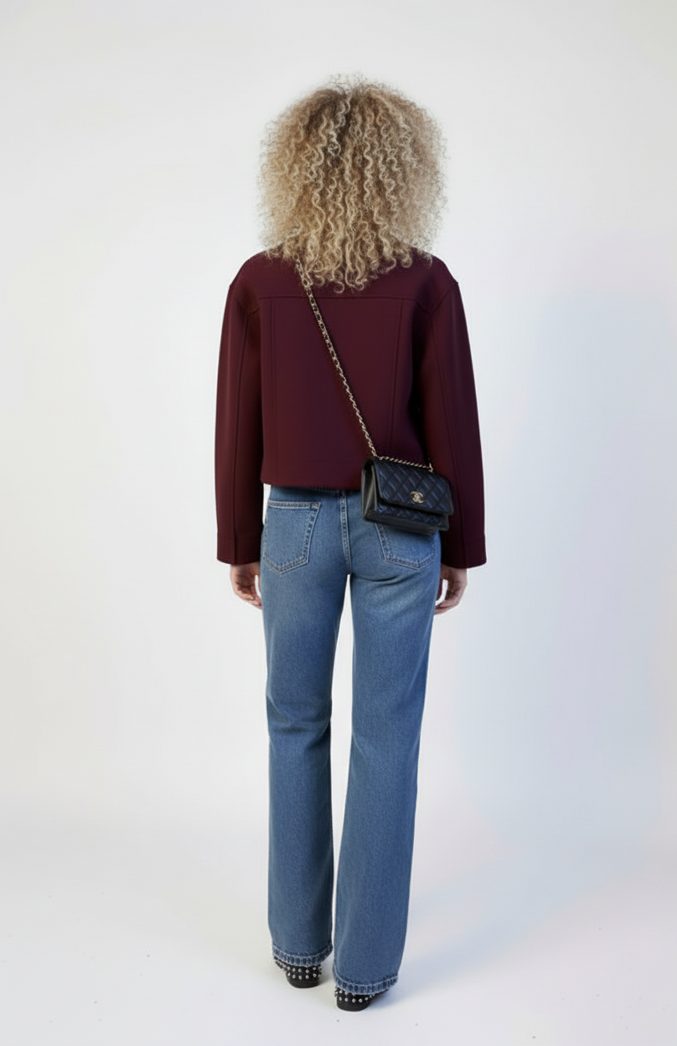 Helle Dames Jas in Bordeaux Rood | Tijdloos Design met Verfijnd Detail