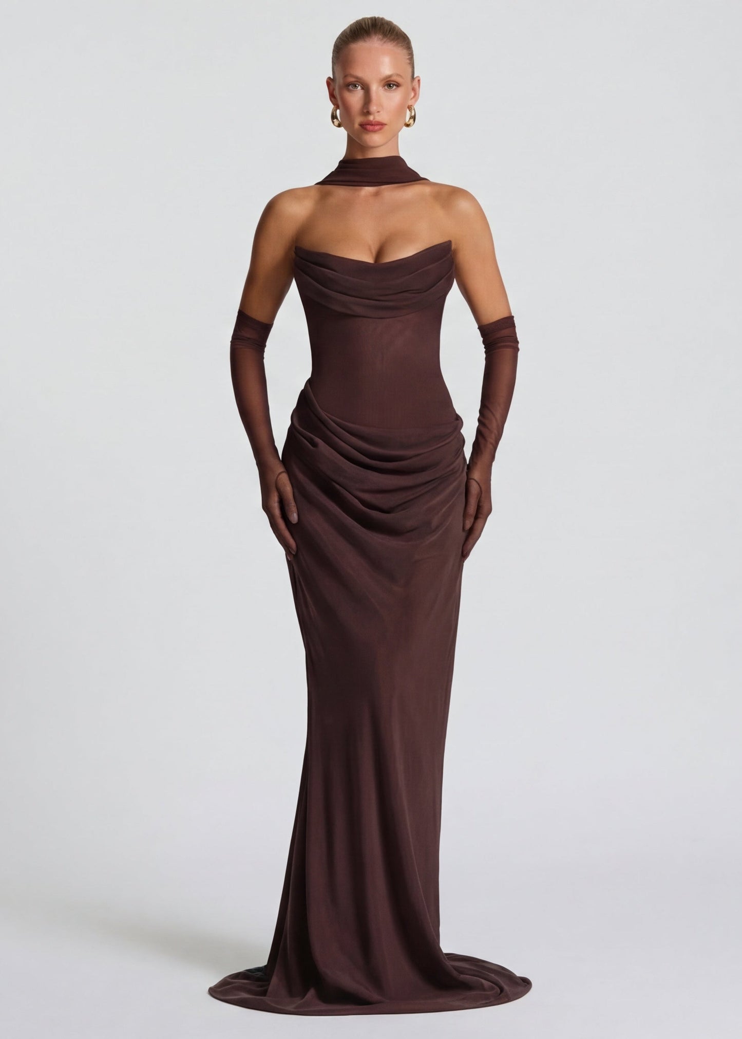 Alessia Maxi Jurk | Aansluitend | Gedrapeerd | Elegante Afwerking 2