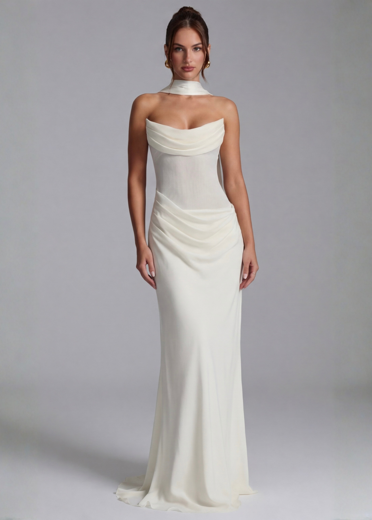 Alessia Maxi Jurk | Aansluitend | Gedrapeerd | Elegante Afwerking 7