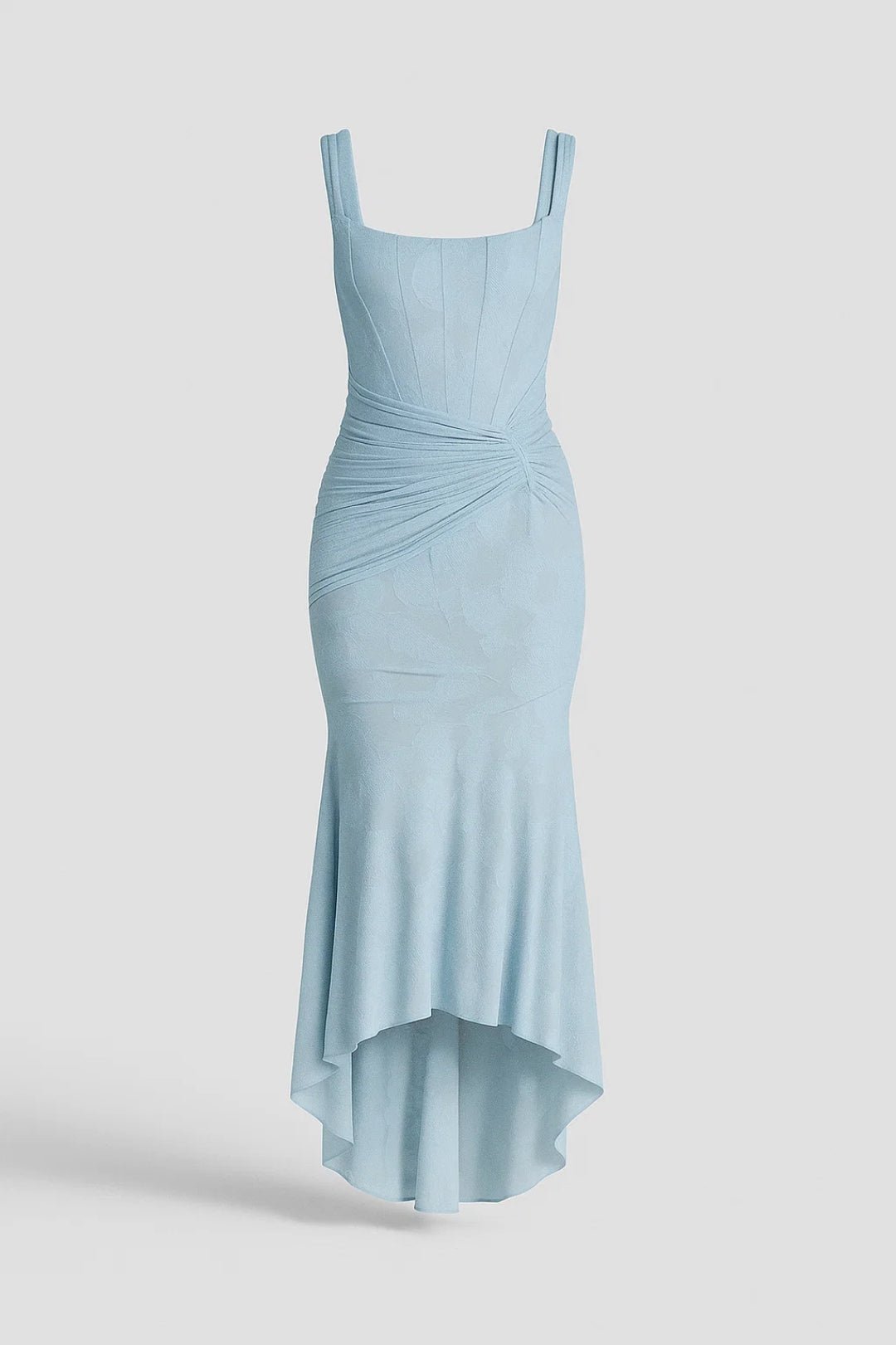 Allegra Damesjurk | Aansluitend | Asymmetrisch | Met Drapeerdetail 2