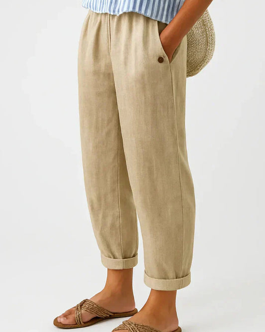 Ada Dames Broek | Opgeslagen Zoom | Omgeslagen Zoom