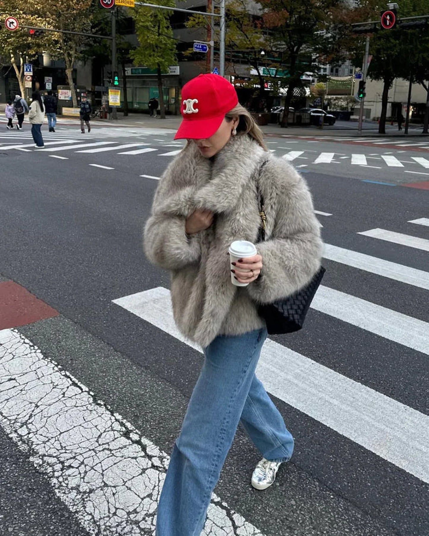 Emilia Dames Jas | Fleece Voering | Oversized Pasvorm