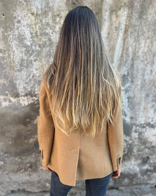 Euphémie Dame Blazer | Sjalrevers | Enkel Knap