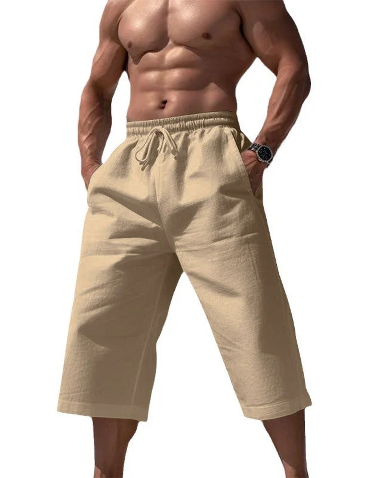 Gianluca Heren Short | Elastische Taille | Kaprebroek Lengte