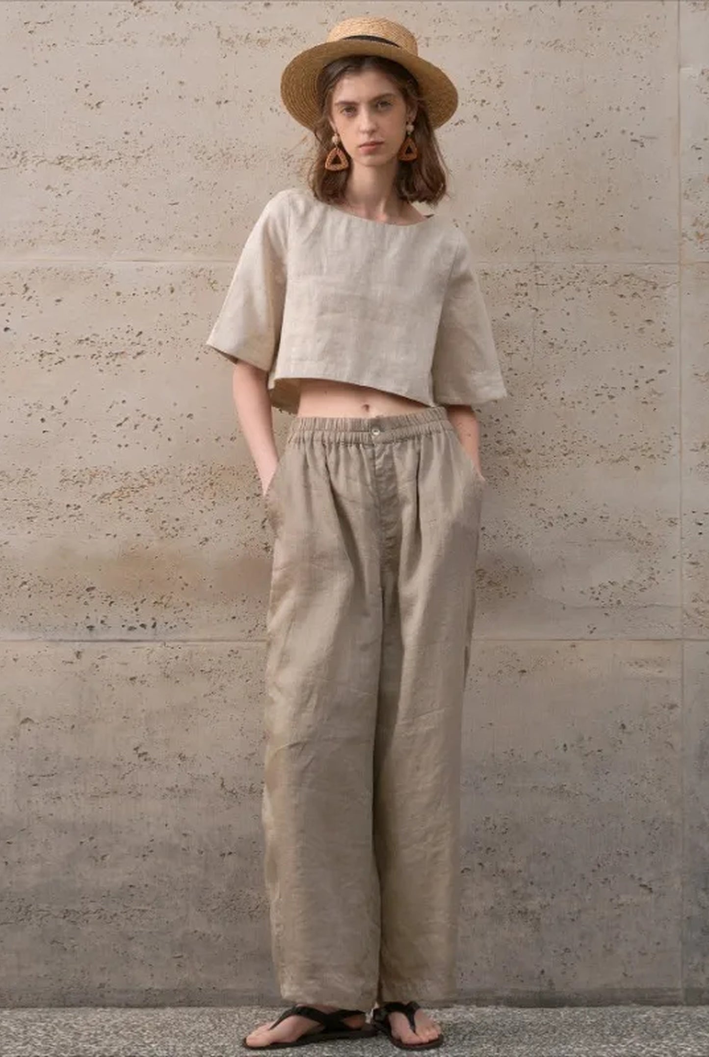 Graciane Dames Crop Top | Ronde Hals | Korte Mouwen