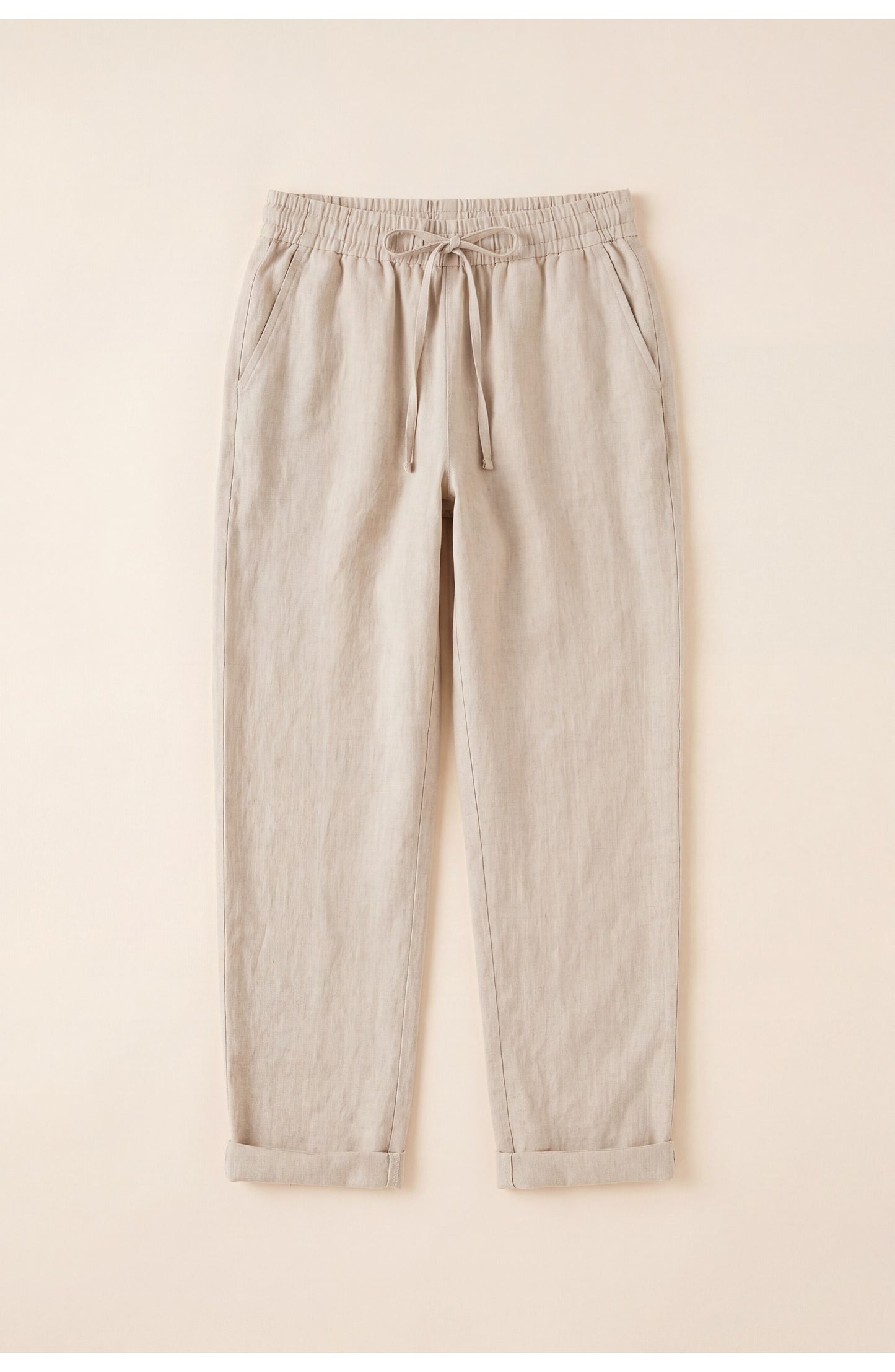 Fabienne Dames Broek | Elastische Taille | Rechte Pijpen