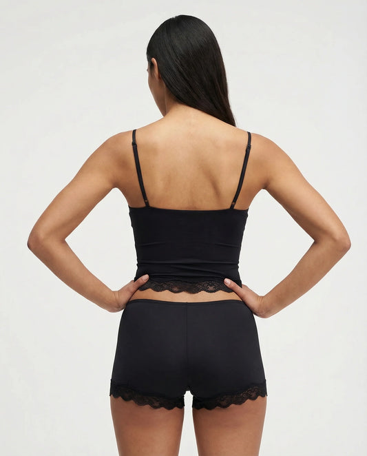 Élodie Dames Nachtkleding Set | Zachte Stof | Elegant Kantrandje