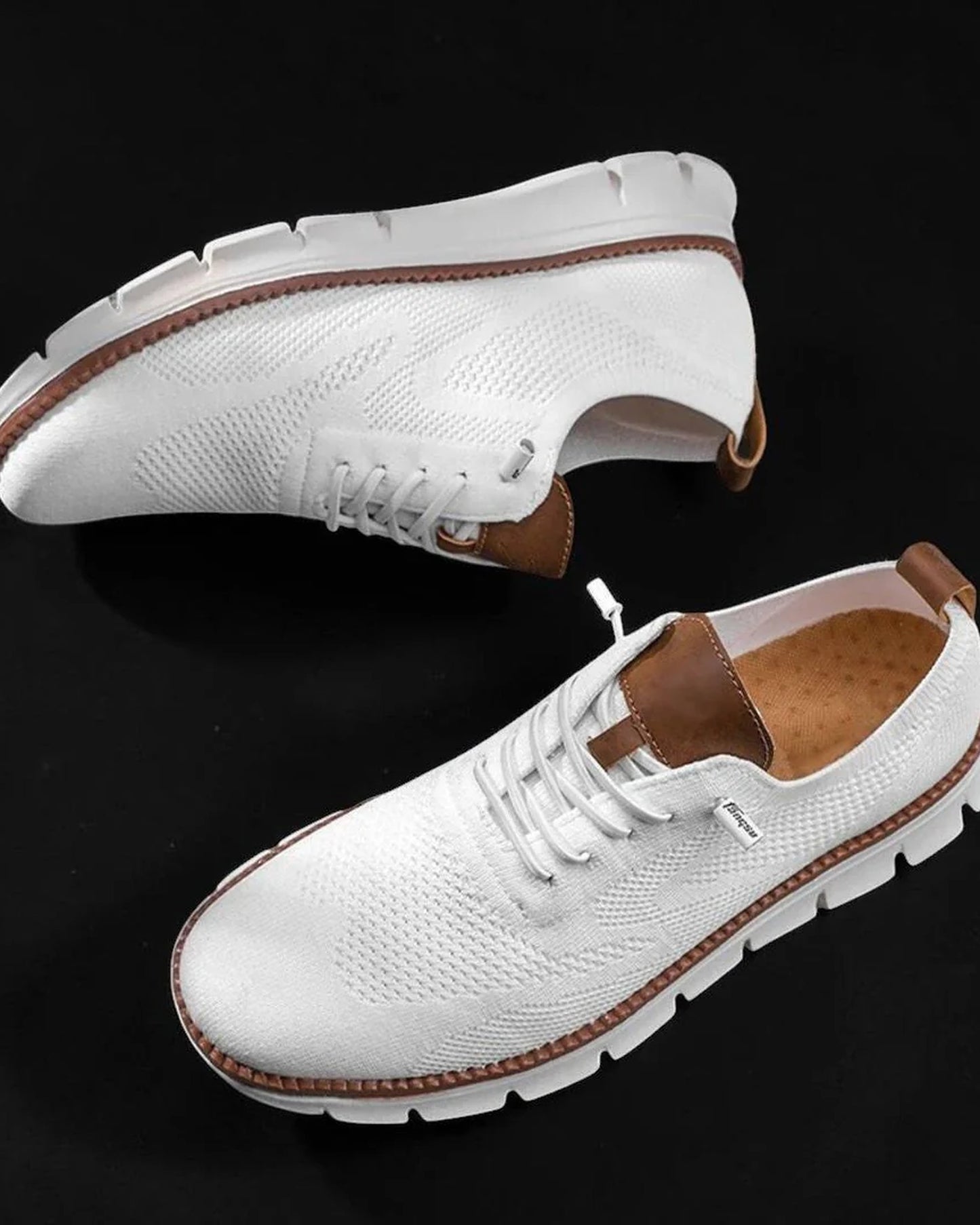 Ivano Heren Sneakers | Gebreide Bovenwerk | Orthopedisch