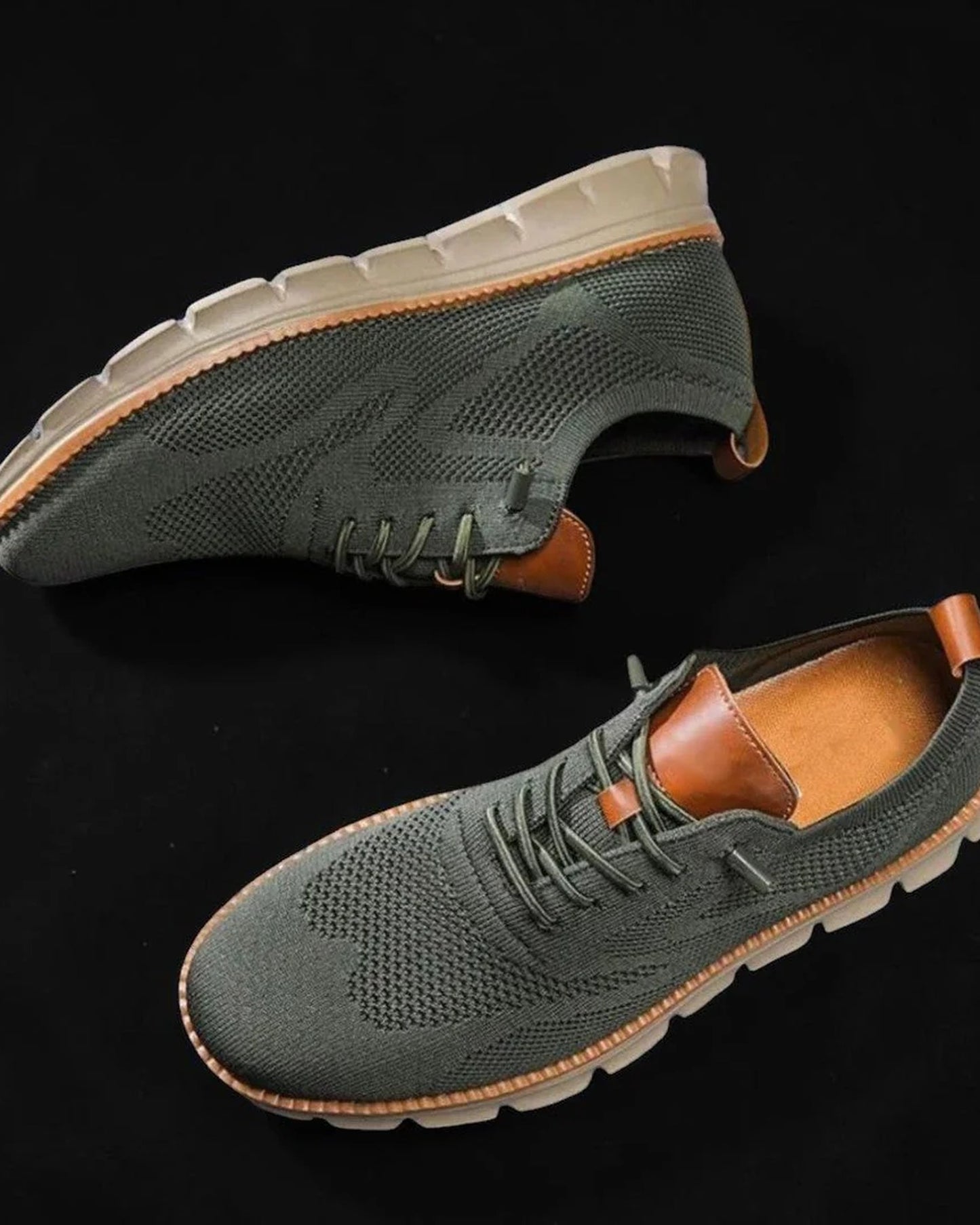 Ivano Heren Sneakers | Gebreide Bovenwerk | Orthopedisch