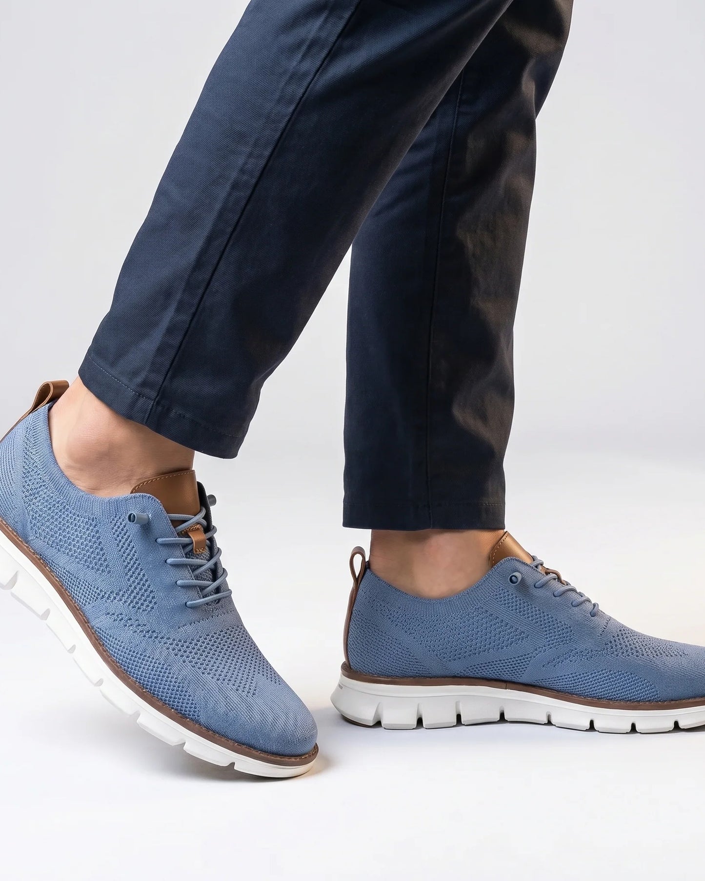 Ivano Heren Sneakers | Gebreide Bovenwerk | Orthopedisch