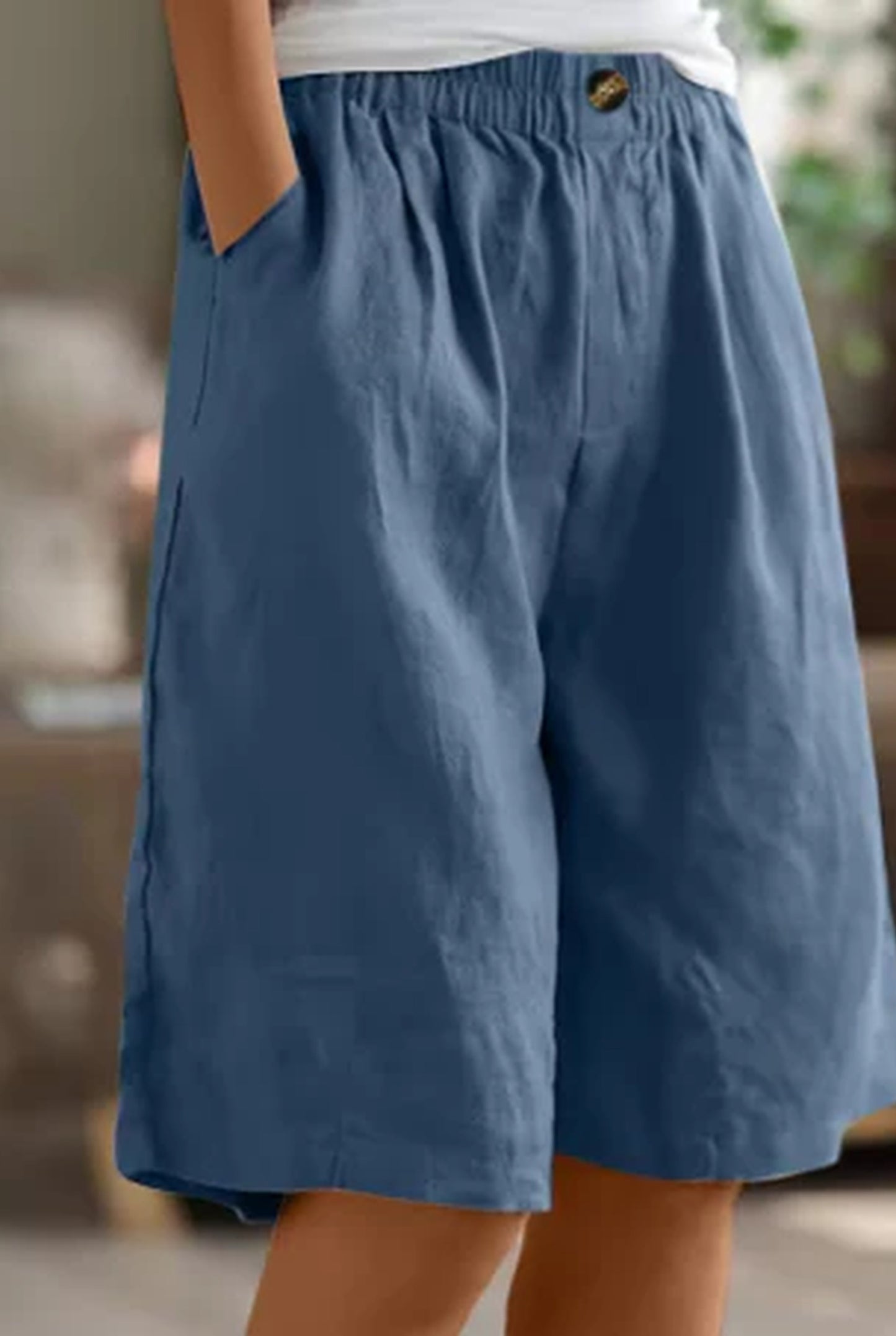 Allégra Dames Broek | Elastische Taille | Brede Pijpen