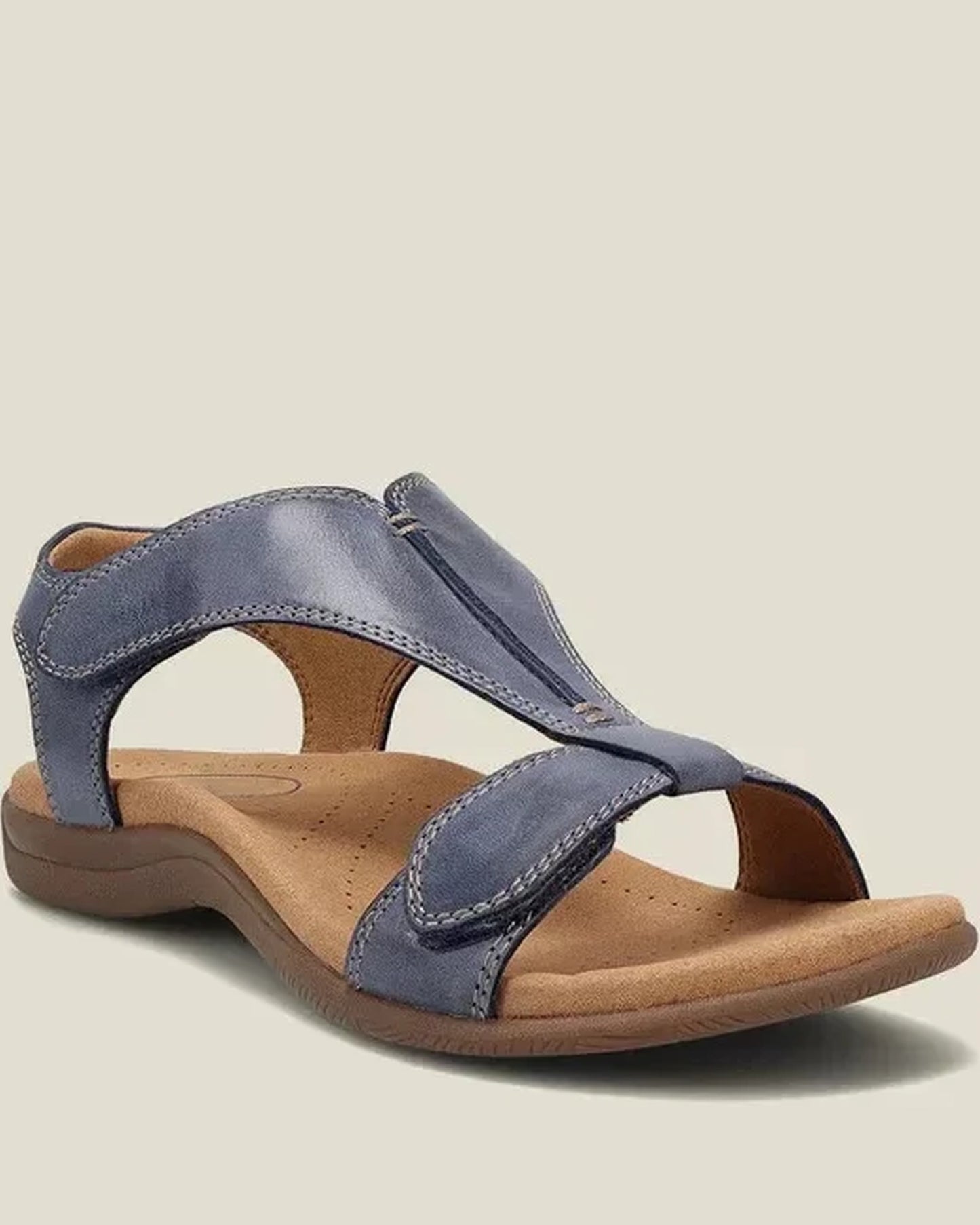 Lamberte Dames Sandalen | T-band Ontwerp | Klittenband Sluiting