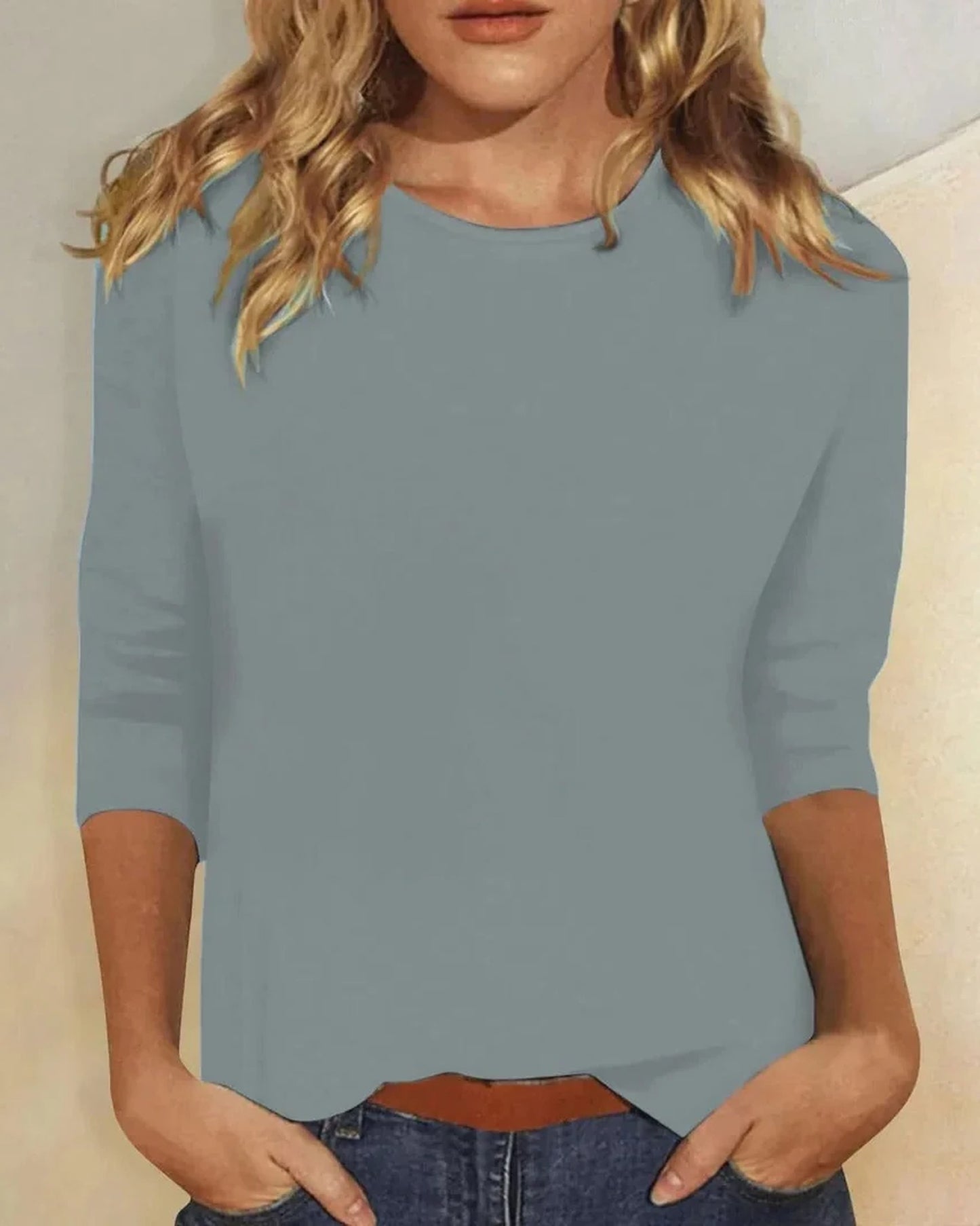 Annabella Dames Top | Korte Mouwen | Ronde Hals