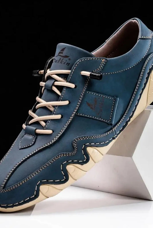 Manfredi Heren Schoenen | Contrasterende Stiksels | Leren Afwerking