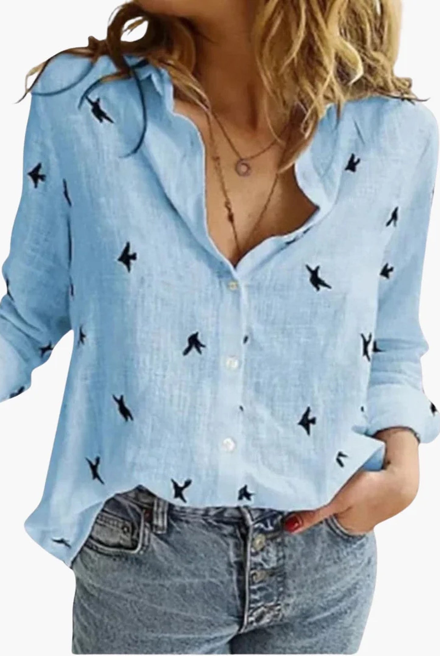 Doulceline Dames Blouse | Patronen | Overhemdkraag