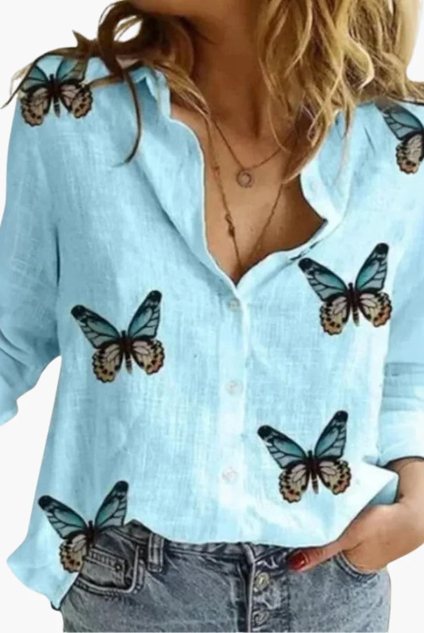 Doulceline Dames Blouse | Patronen | Overhemdkraag