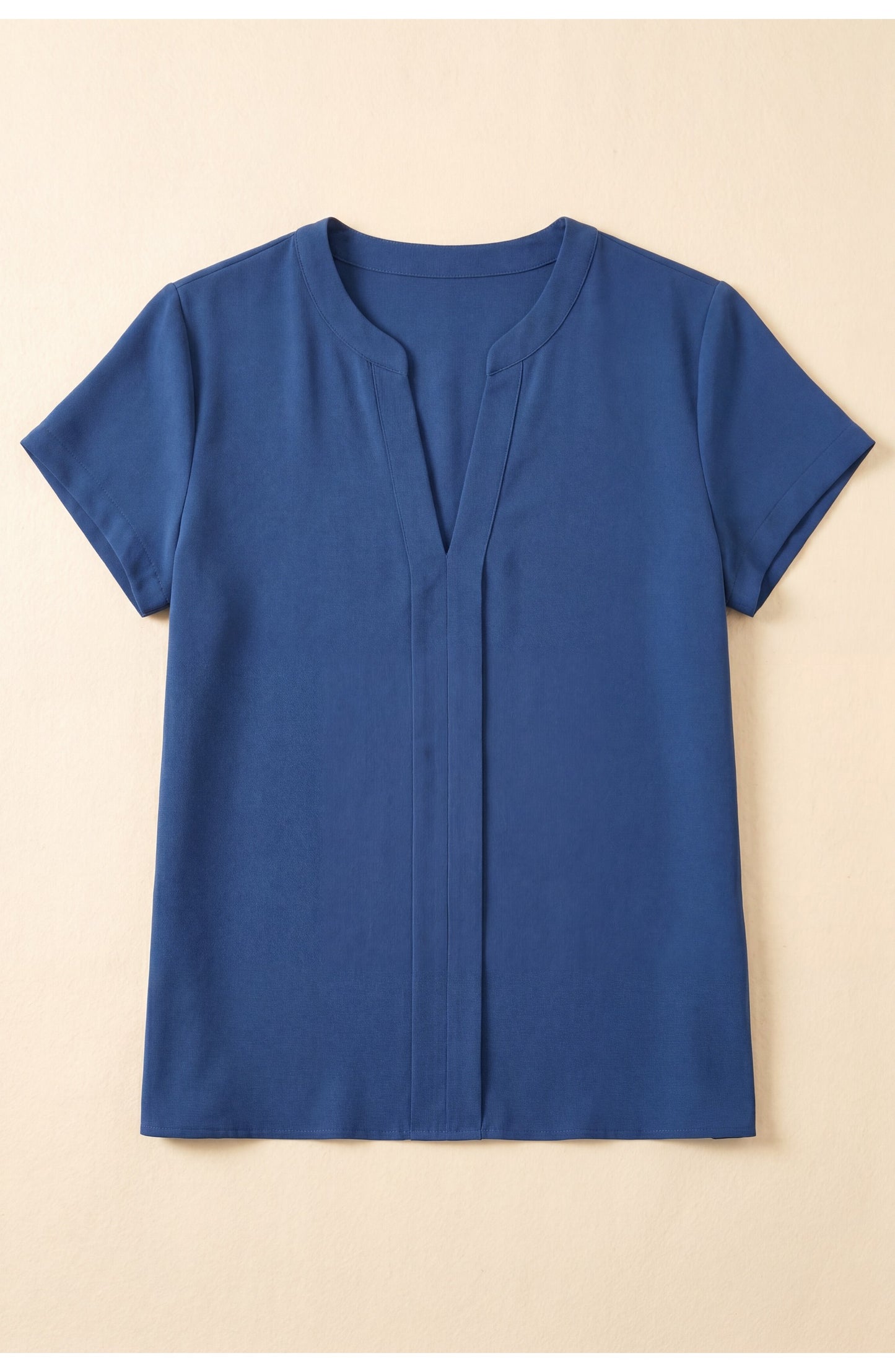 Adèle Women's Top | V-Neck | Pleated Detail